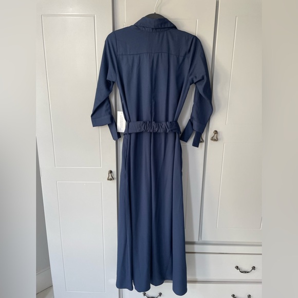 Dancing Leopard, Navy Maxi Dress, Size 8 - Picture 3 of 4